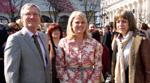Yordanka Fandakova mit dem Botschafter,Hr. Höpfner  u. seiner Frau